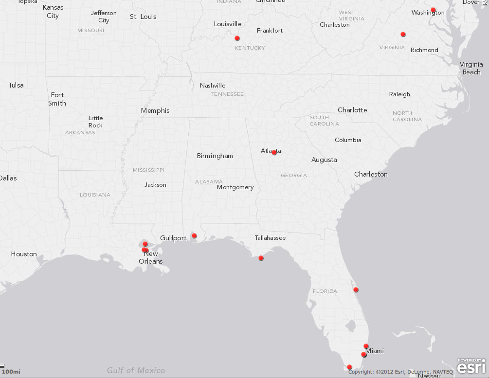Fig. 3. Contemporary Southern Settings